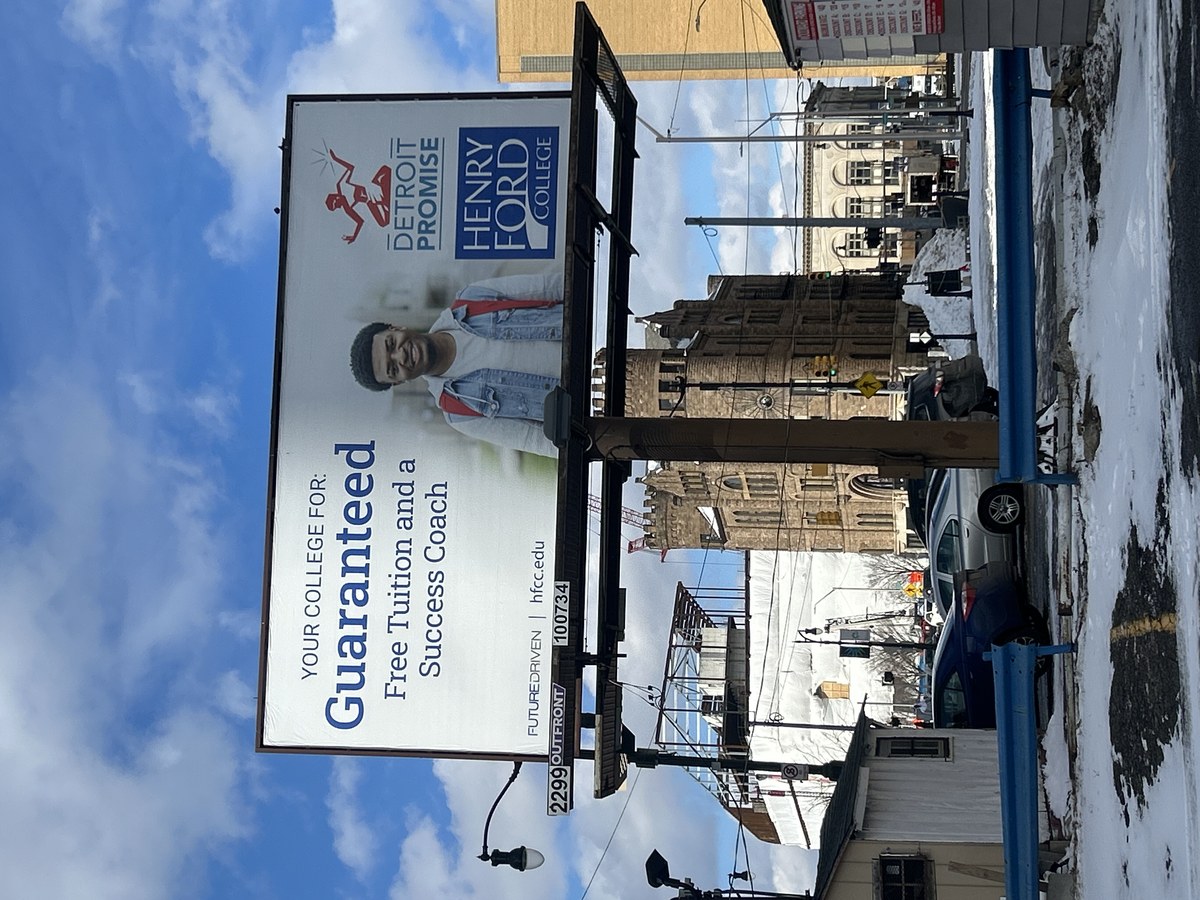 Detroit Promise billboard